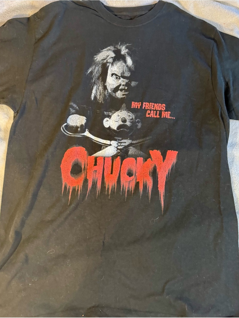 Black Chucky Graphic Short-Sleeve Tee